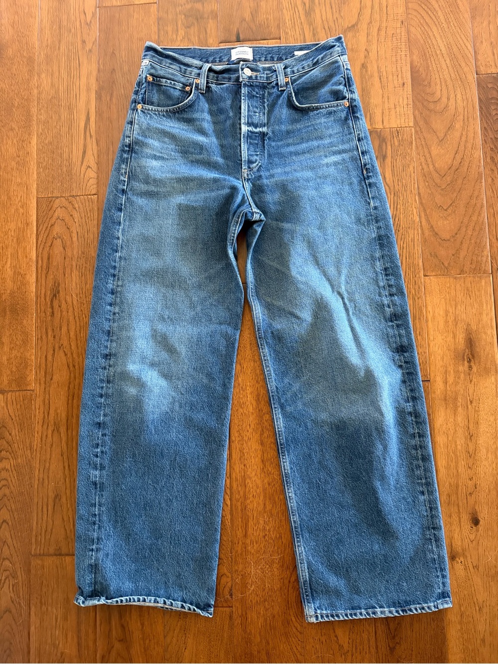 Citizens of Humanity Ayla Wide Leg in Medium Wash, Size 29
